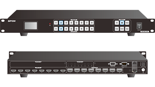 8進(jìn)8出無(wú)縫HDMI矩陣
